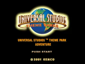 Universal Studios Theme Park Adventure screen shot title